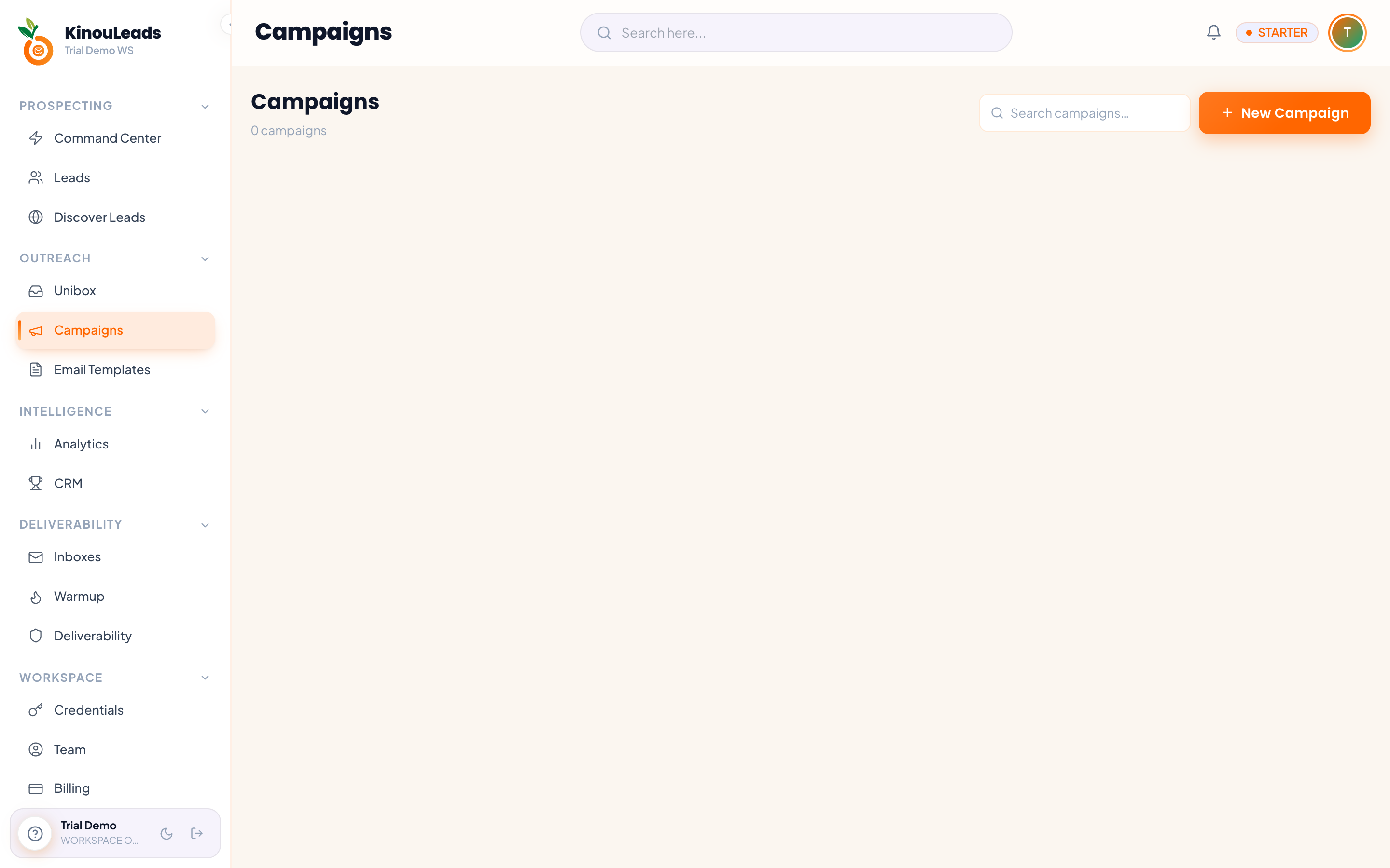 KinouLeads — Campaigns